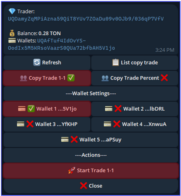 Ton Trading Bot Copy trade